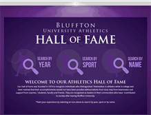 Tablet Screenshot of blufftonhalloffame.com